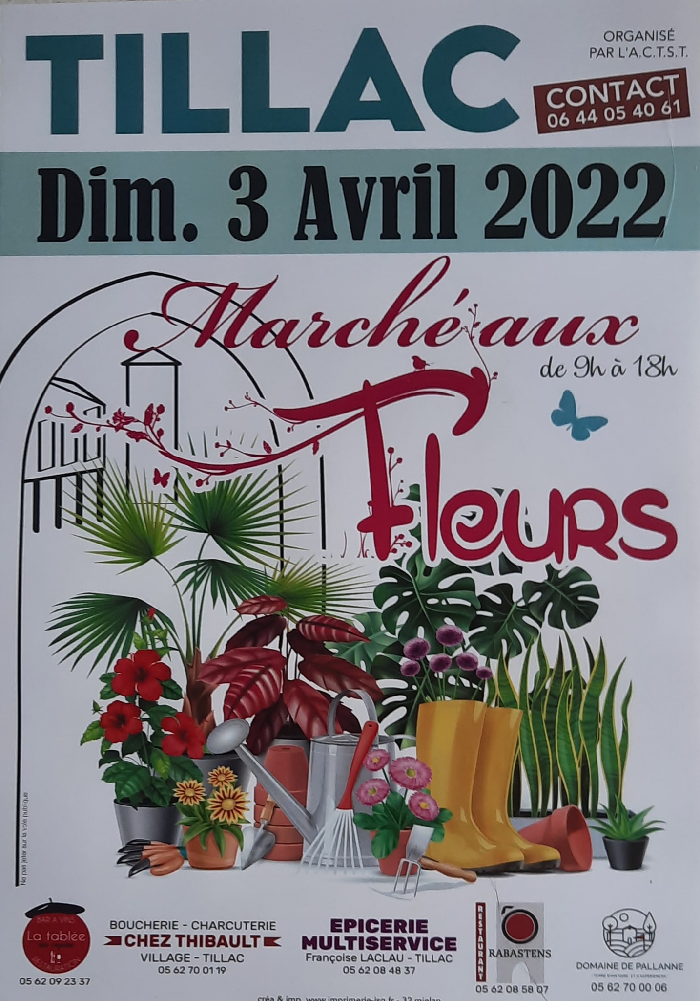 Tillac - Marché aux fleurs 3 avril 2022