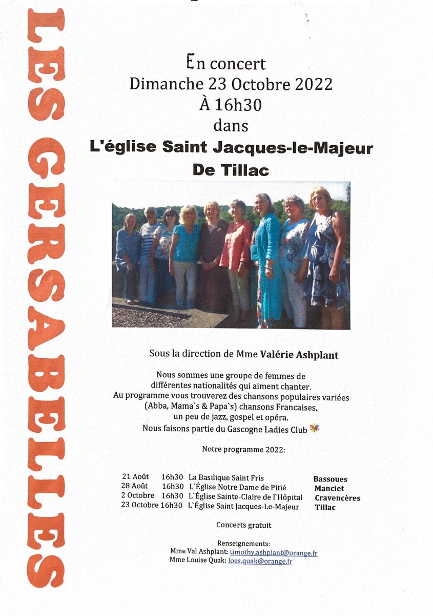 Concert Les_Gersabelles le 23/10/2022