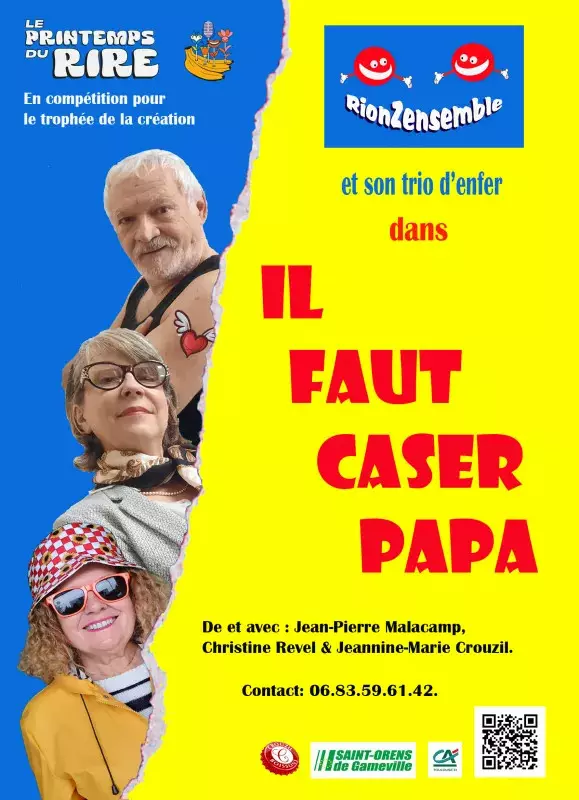 Théâtre Il faut caser papa TILLAC le 13/04/2024