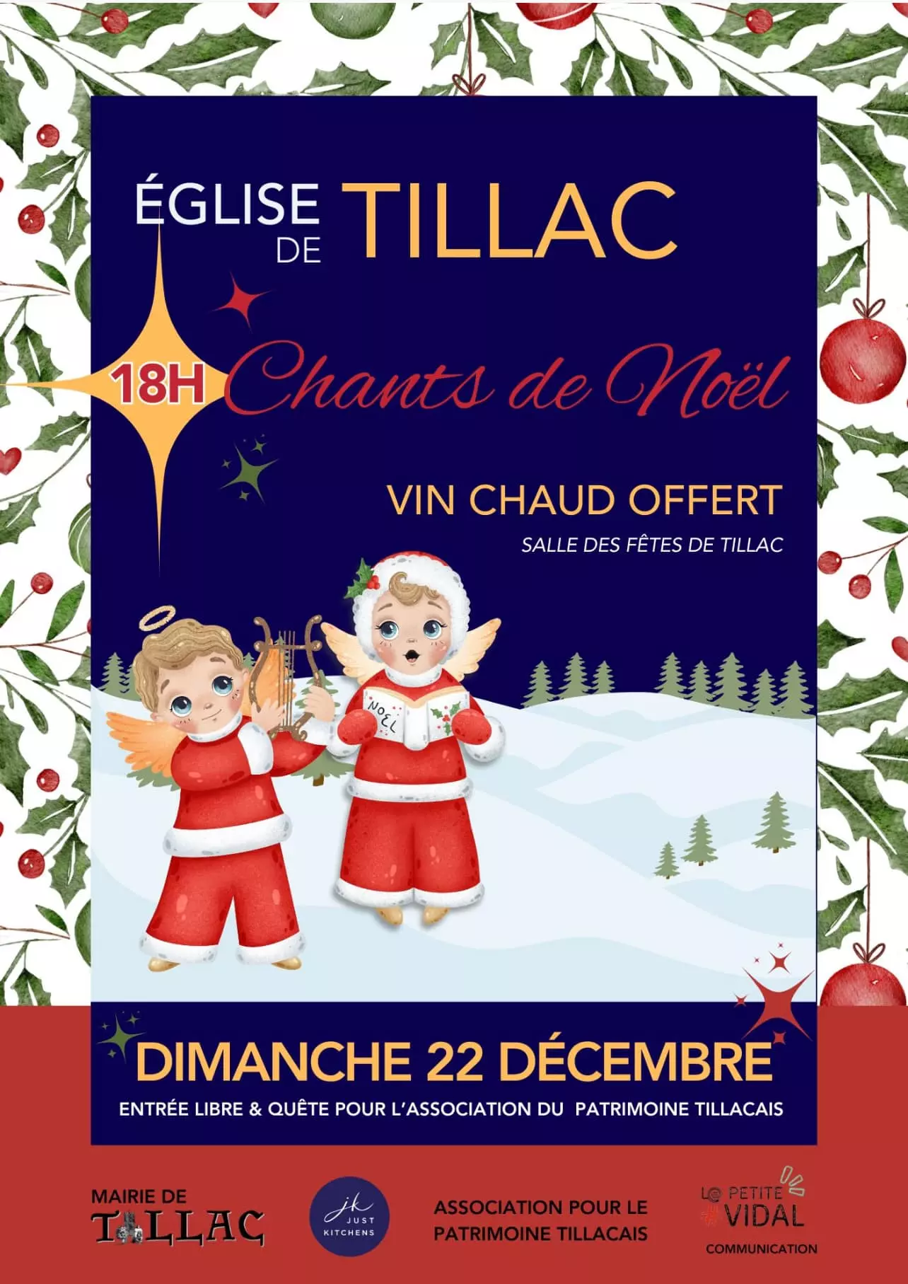 Chants de Noël Tillac 22/12/2024